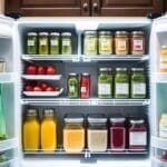 how to organize a mini fridge