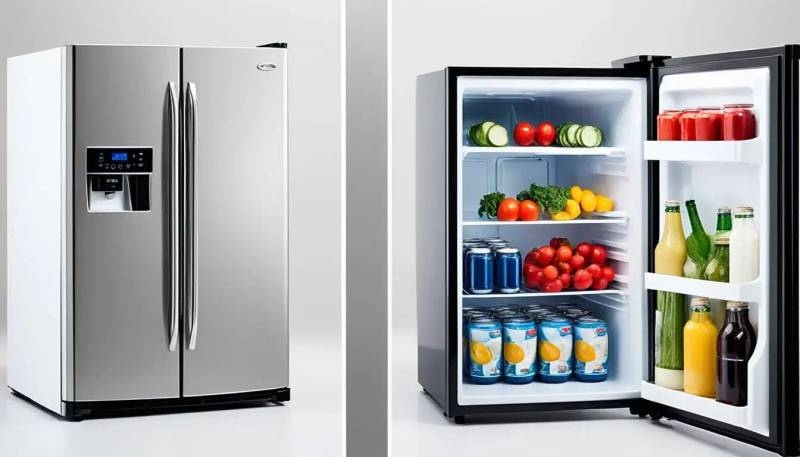 mini fridge vs regular fridge