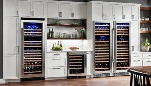 built-in undercounter vs built-in wall wine fridge