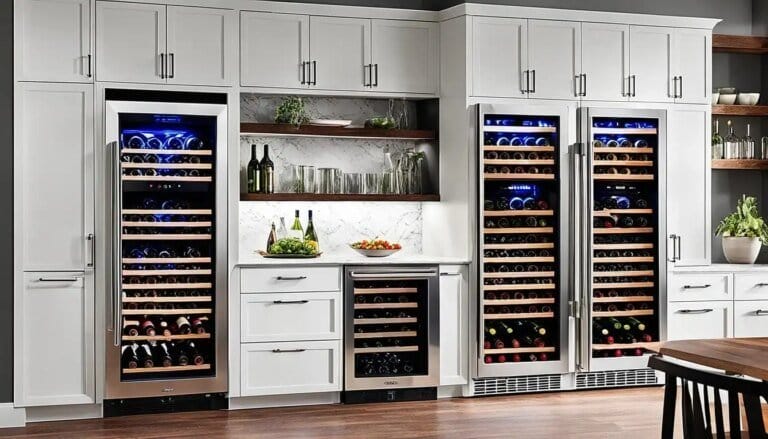 built-in undercounter vs built-in wall wine fridge