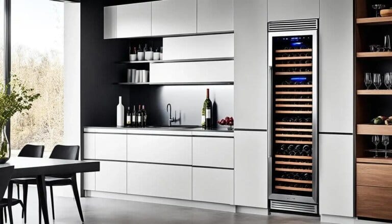 integrated vs built-in wine fridge