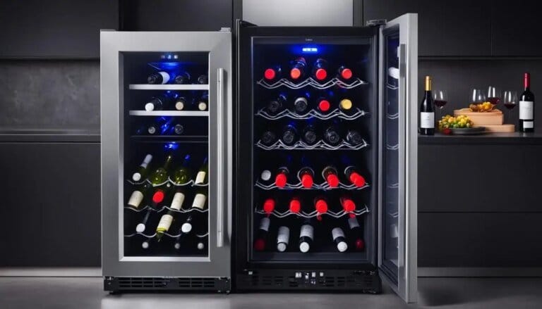 wine fridge temperature settings