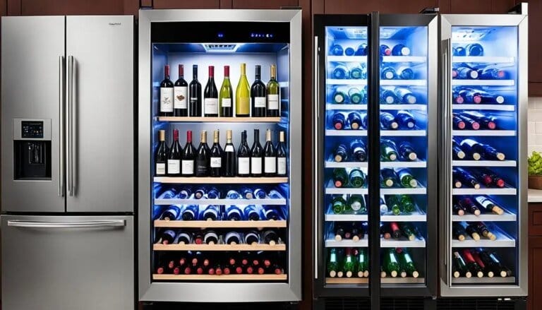 wine fridge vs regular fridge